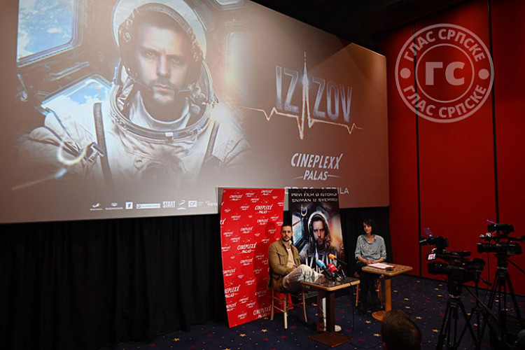 BIKOVIĆ U BANJALUCI Premijerno prikazan “Izazov”, prvi film sniman u svemiru