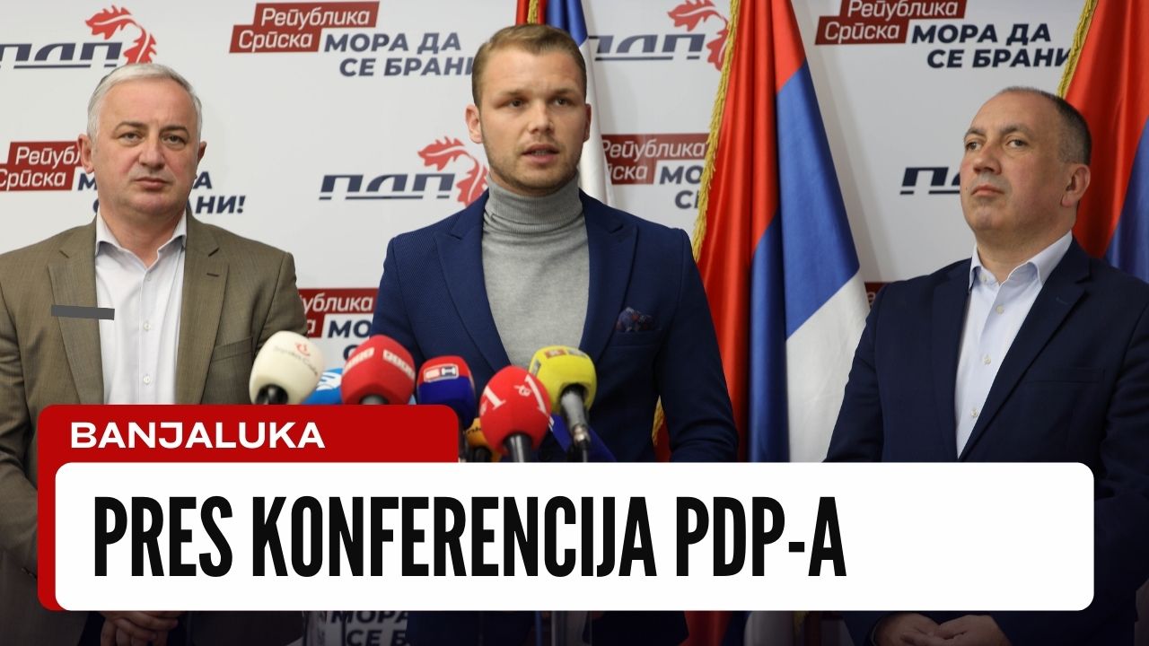 Pres konferencija PDP-a