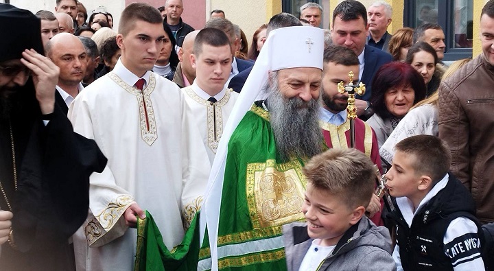 Patrijarh Porfirije predvodi liturgiju u Mrkonjić Gradu