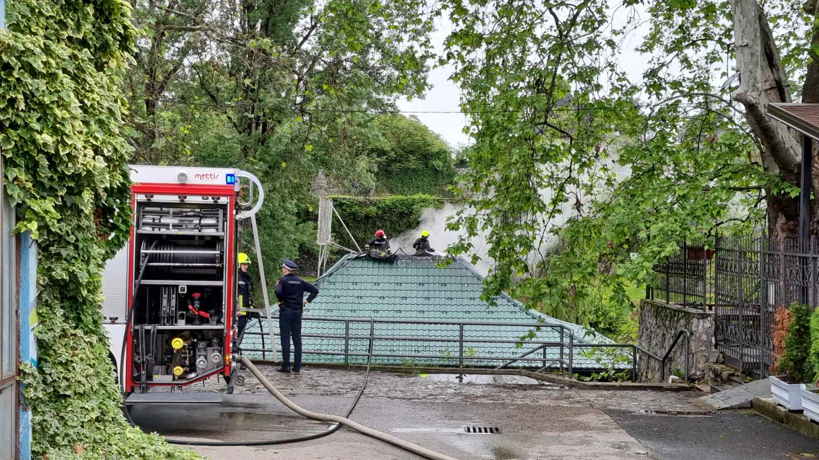 Požar na Splavu u Banjaluci