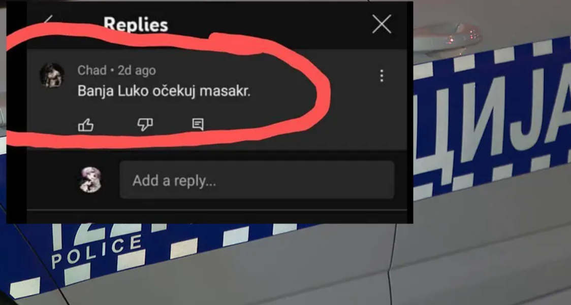 “BANJALUKO, OČEKUJ MASAKR”, pronađena osoba koja je slala prijetnje, otac saslušan