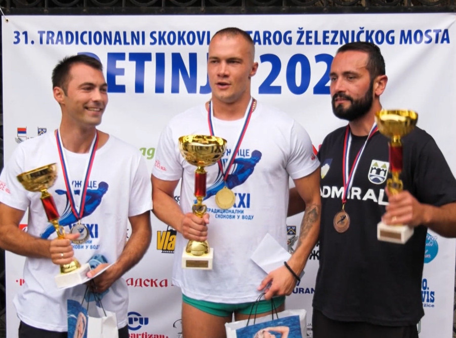 Igor Arsenić iz Banjaluke pobjednik 31. skokova sa mosta na Đetinji