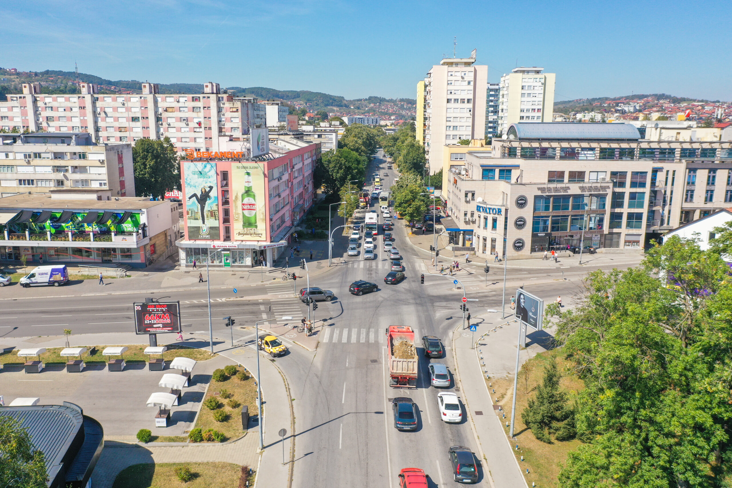 VOZAČIMA LAKŠE, PJEŠACIMA LJEPŠE Svi čekaju novu raskrsnicu i park u centru Banjaluke