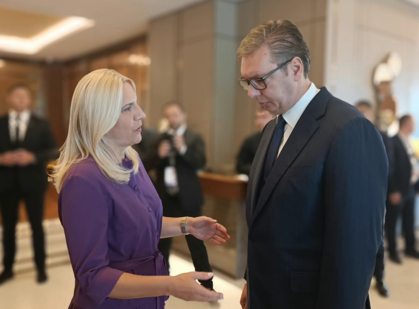 Cvijanovićeva razgovarala sa Vučićem “Bratski susret sa zvaničnicima Srbije” (FOTO)