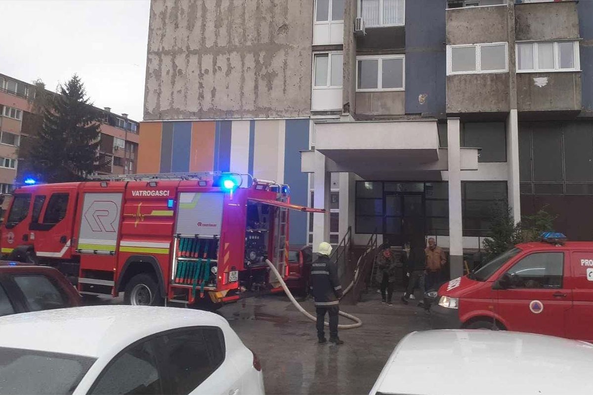 Požar u stanu u Sarajevu, vlasnik zaboravio isključiti šporet