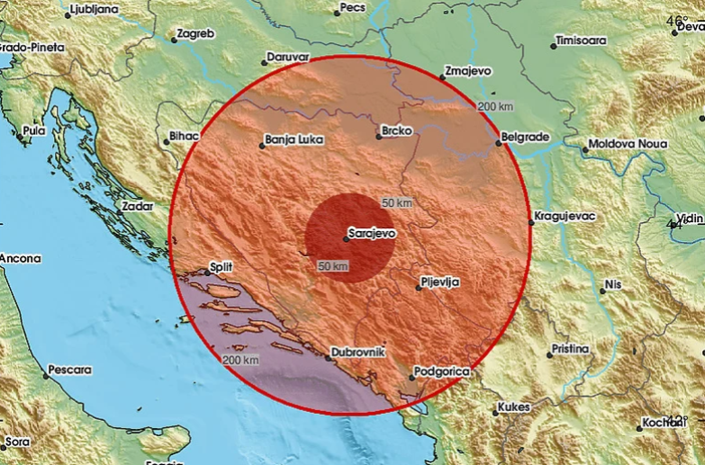 “PODRHTAVANJE KAO VIBRACIJA” Zemljotres pogodio Hercegovinu
