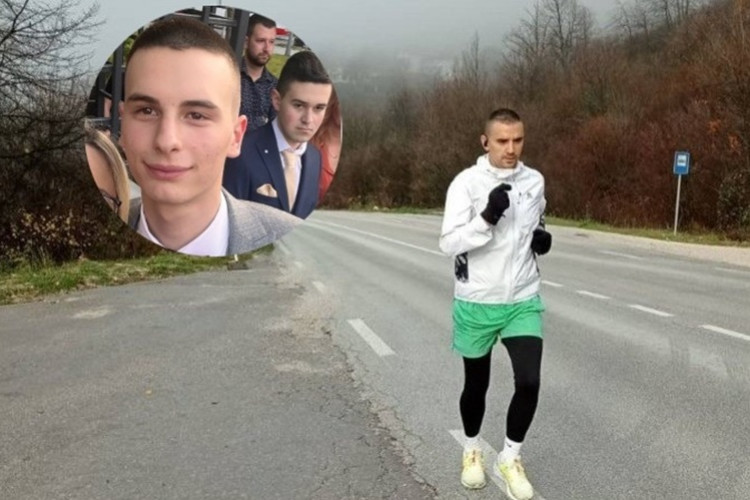 Neven Tuševljak trčao od Istočnog Sarajeva do Banjaluke da pomogne u liječenju Sergeja Stupara