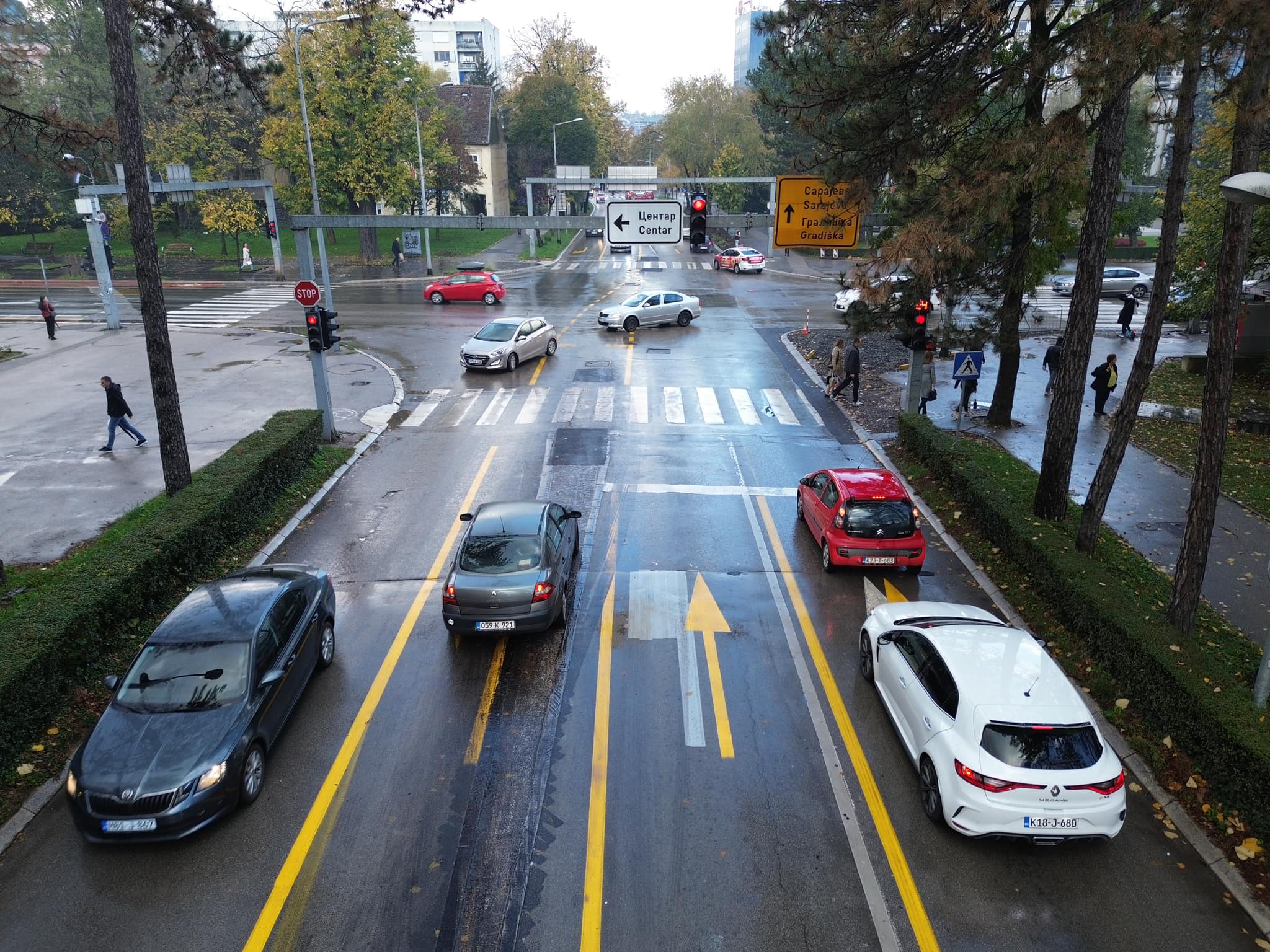 Nove saobraćajne trake u Banjaluci: Proširene saobraćajnice u Aleji Svetog Save i Ulici Vuka Karadžića