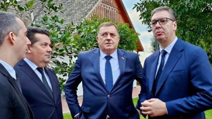 Vučić sa Dodikom, Stevandićem i Orlićem: “Srbija će uvek biti uz Srpsku”