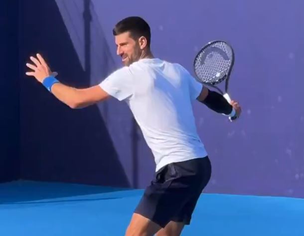 Srpski teniser Novak Đoković odradio prvi trening u Melburnu