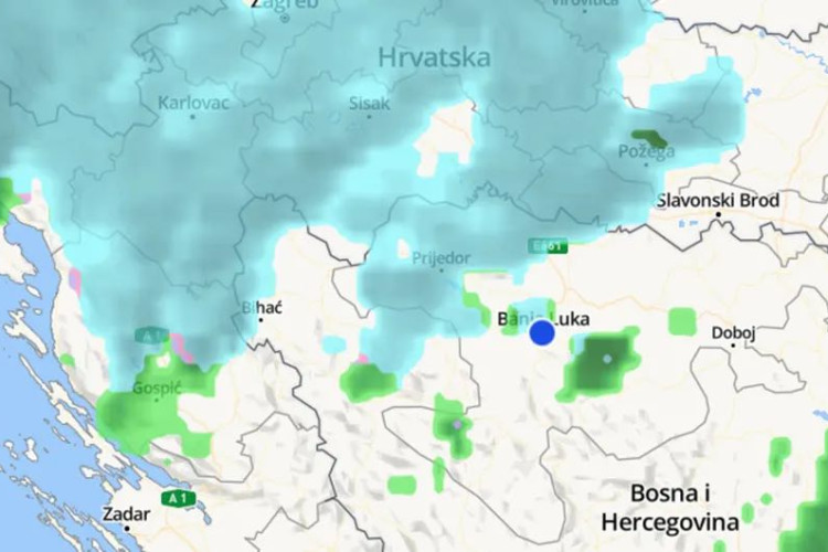 Nevrijeme stiglo u Hrvatsku, meteo radar pokazuje da ide ka BiH