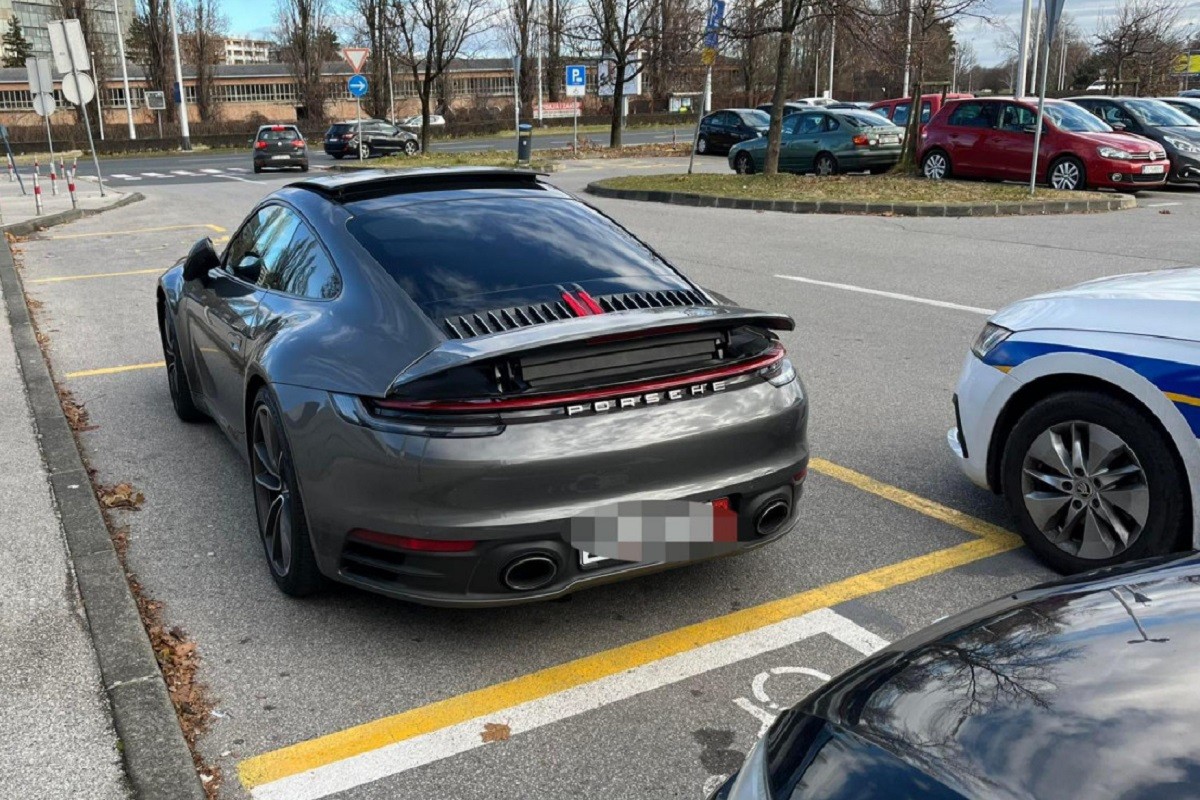 Parkirao Porsche na mjesto za invalide