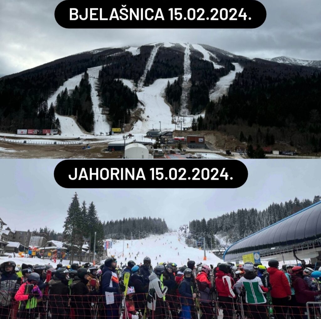 Jahorina sa snijegom – Bjelašnica pusta