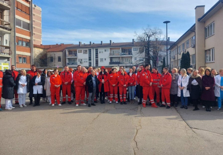 Prijedor: Zbog napada na kolegu, održan protest medicinara