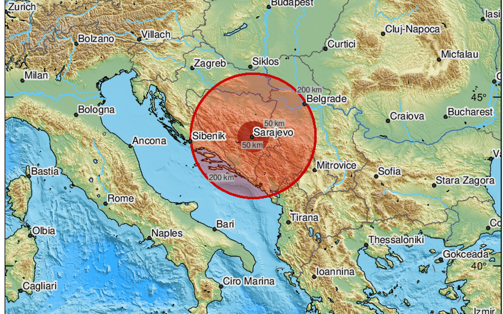 Još jedan zemljotres u Sarajevu