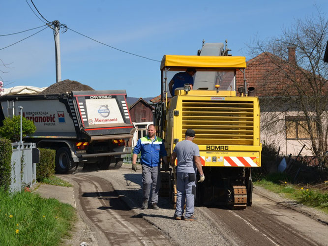 Prijedor: Lijepo vrijeme ubrzalo početak infrastrukturnih radova na terenu