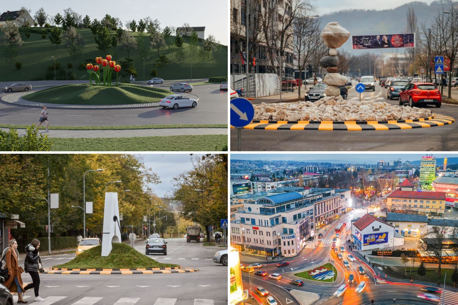 BANJALUKA ĆE PRODISATI Grad će dobiti četiri nova kružna toka (FOTO)