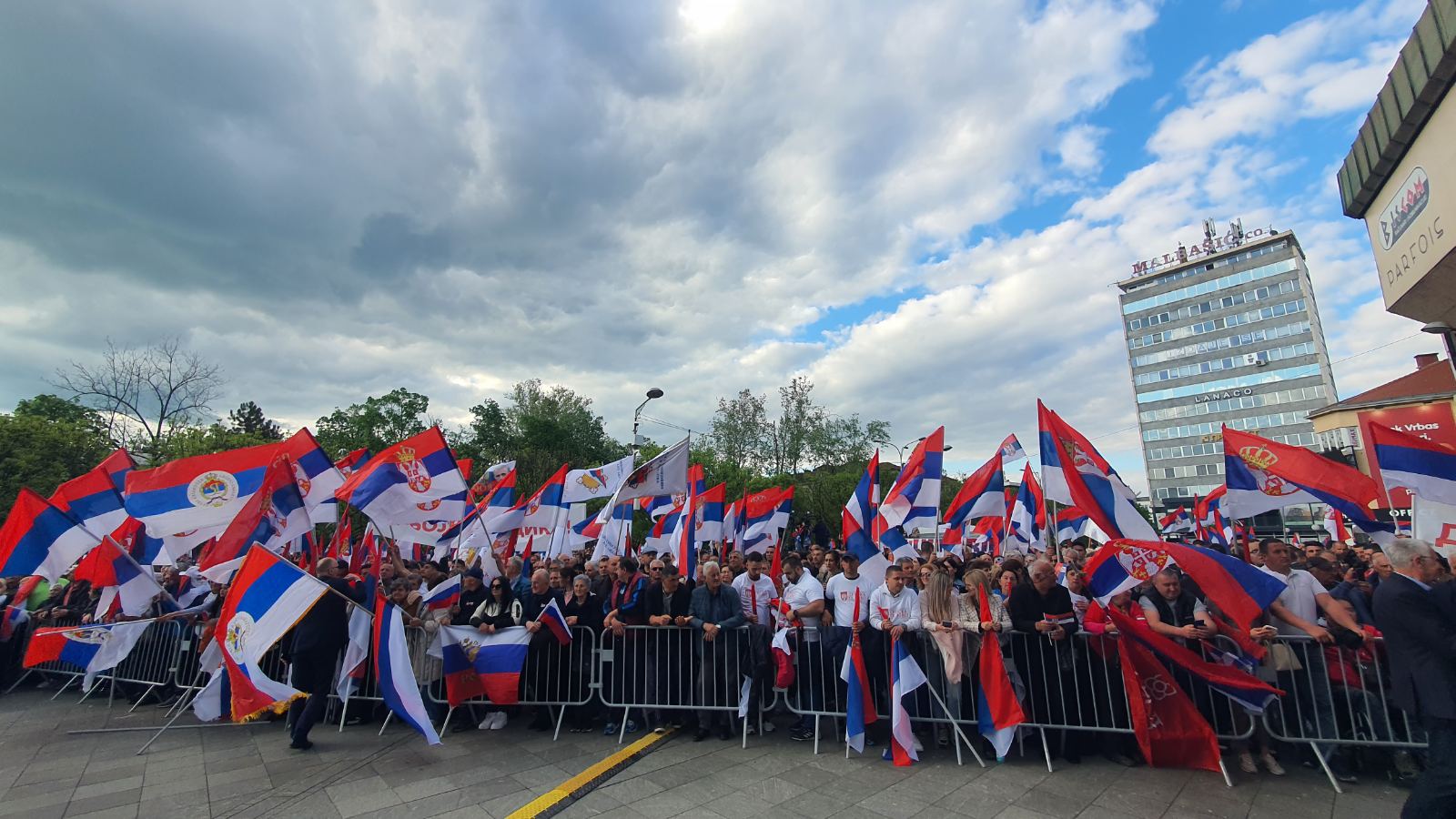 Veličanstven prizor iz srca Banjaluke (VIDEO)