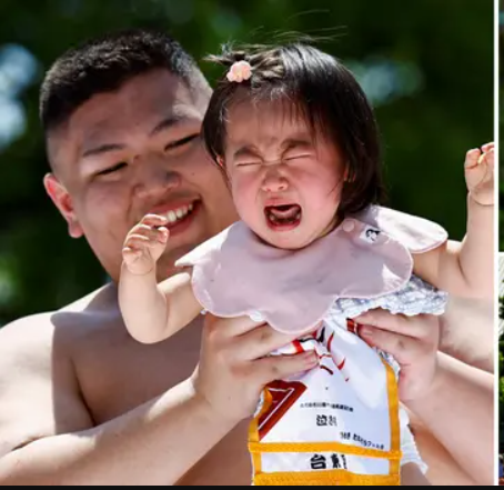 BIZARNO TAKMIČENJE U JAPANU! Ko će više rasplakati bebu