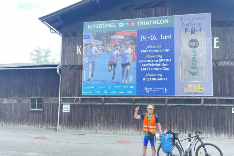 Milenko  iz Austrije biciklom krenuo za Banjaluku