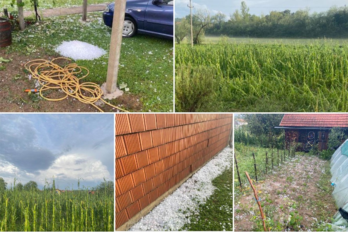 Stigla struja u Kozarsku Dubicu: Stradali kuće, usjevi i sportska dvorana (FOTO)