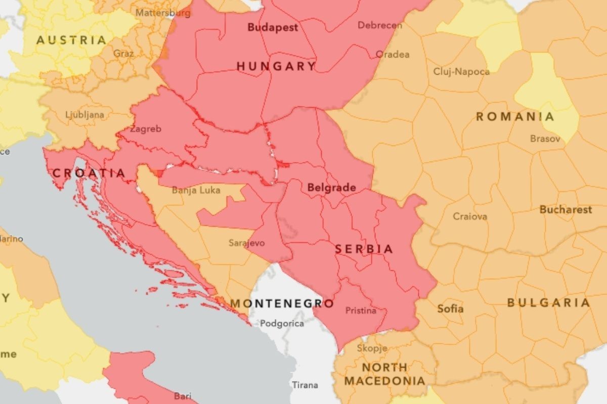 Crveni meteoalarm upaljen i danas za dijelove BiH