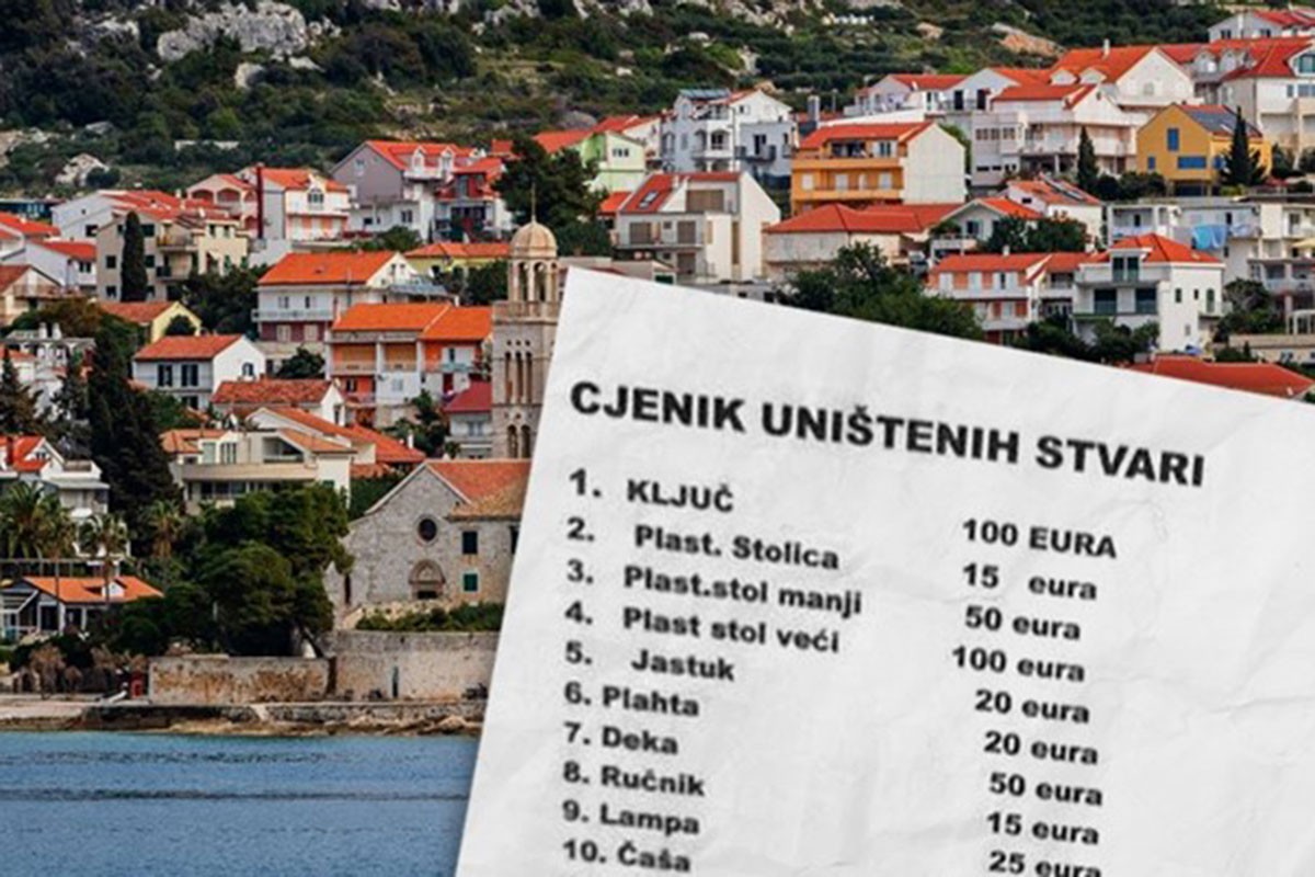 Cjenovnik sa Paga: Uključivanje klime bez znanja vlasnika – 150 evra (FOTO)