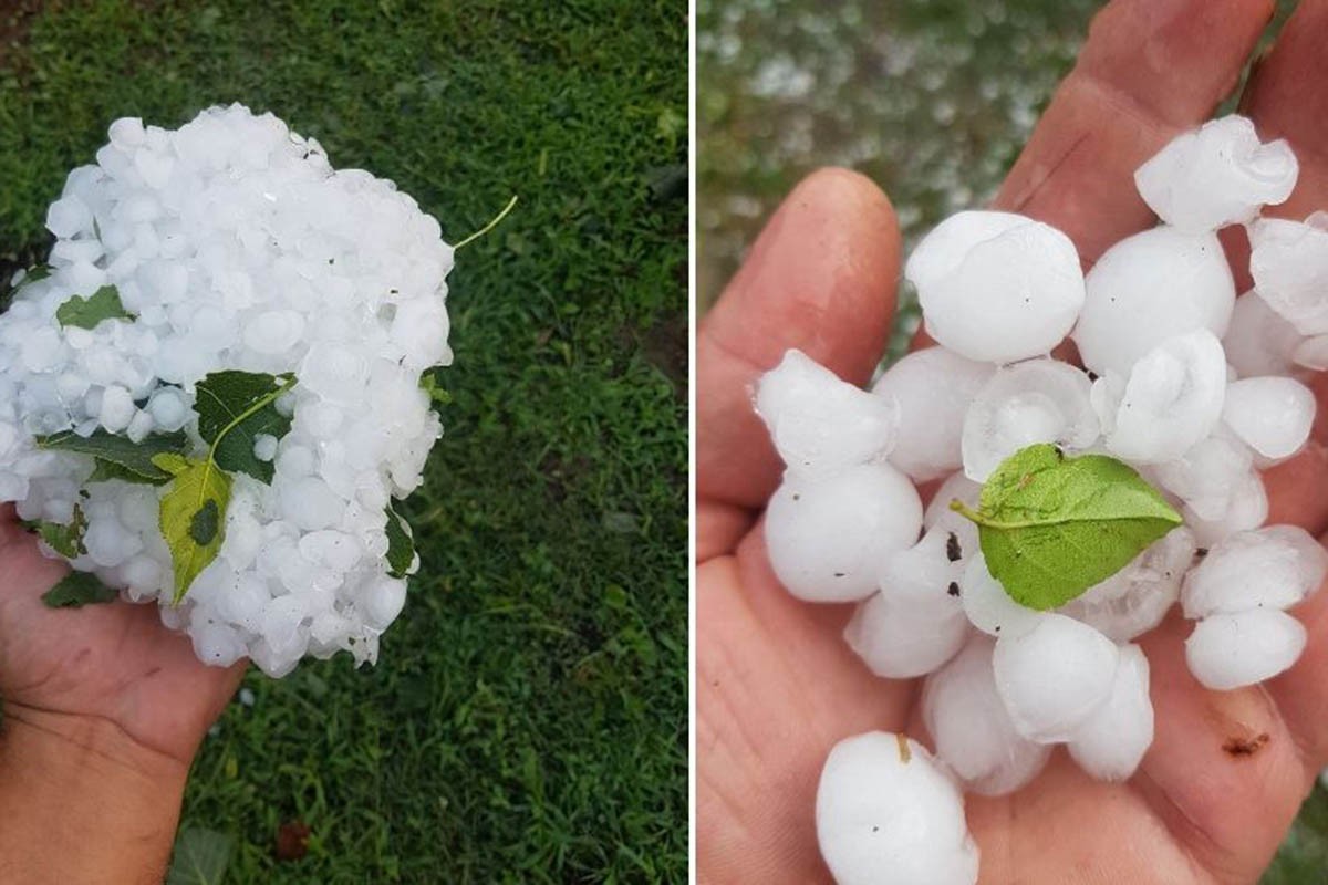 Nevrijeme u dijelu BiH: Olujni vjetar i led