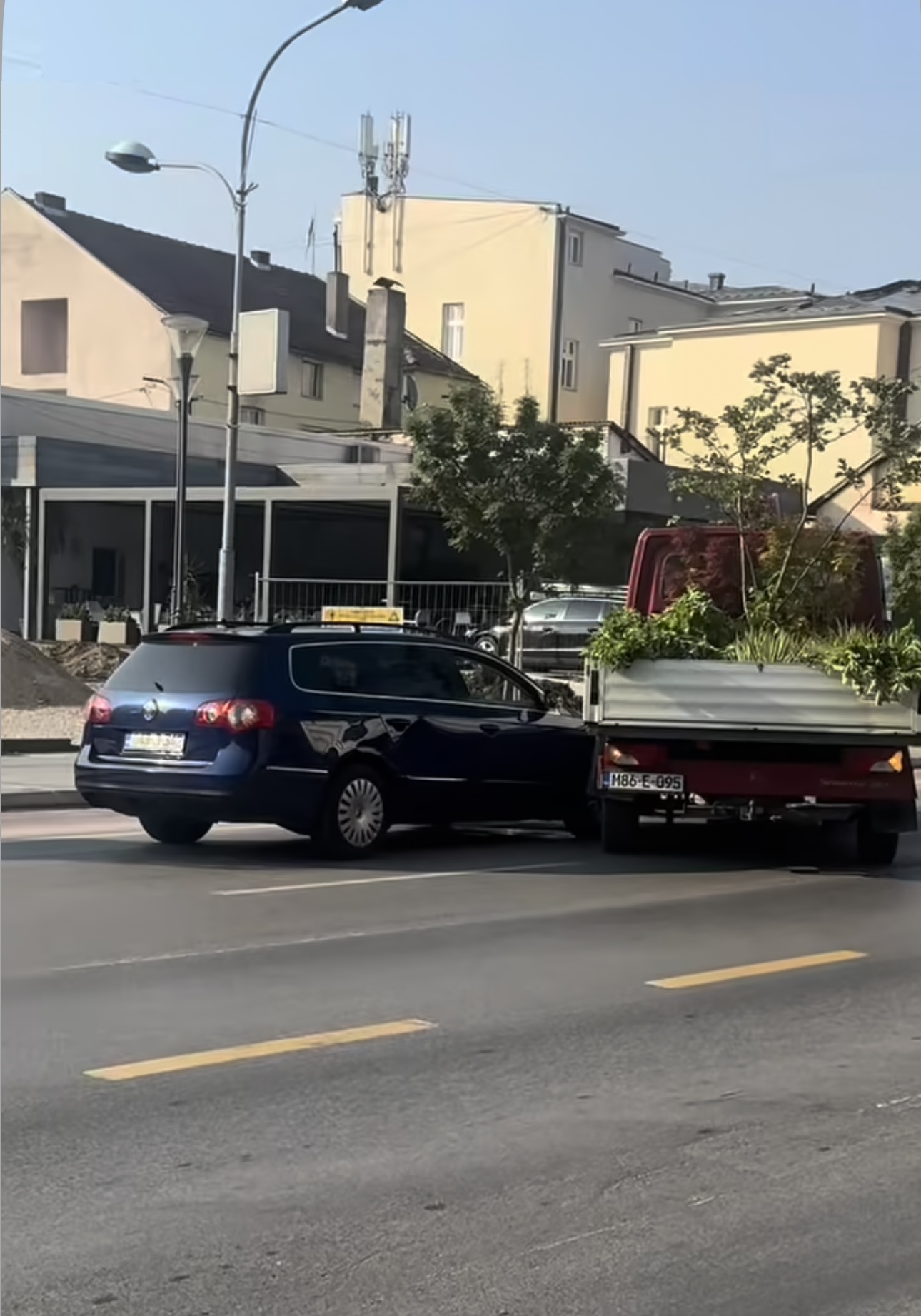 Sudar u centru grada obustavio saobraćaj