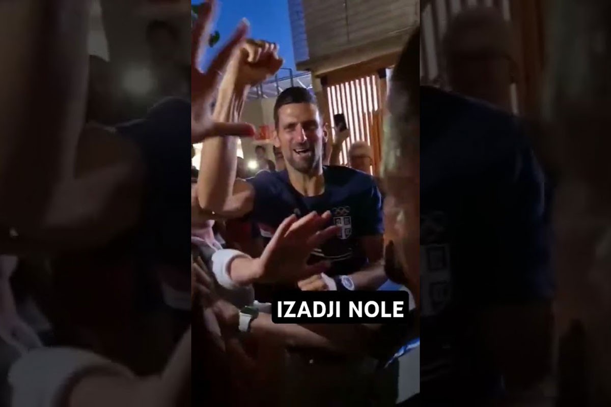 “Izađi, Nole”: Hit scena poslije Novakovog ulaska u finale (VIDEO)