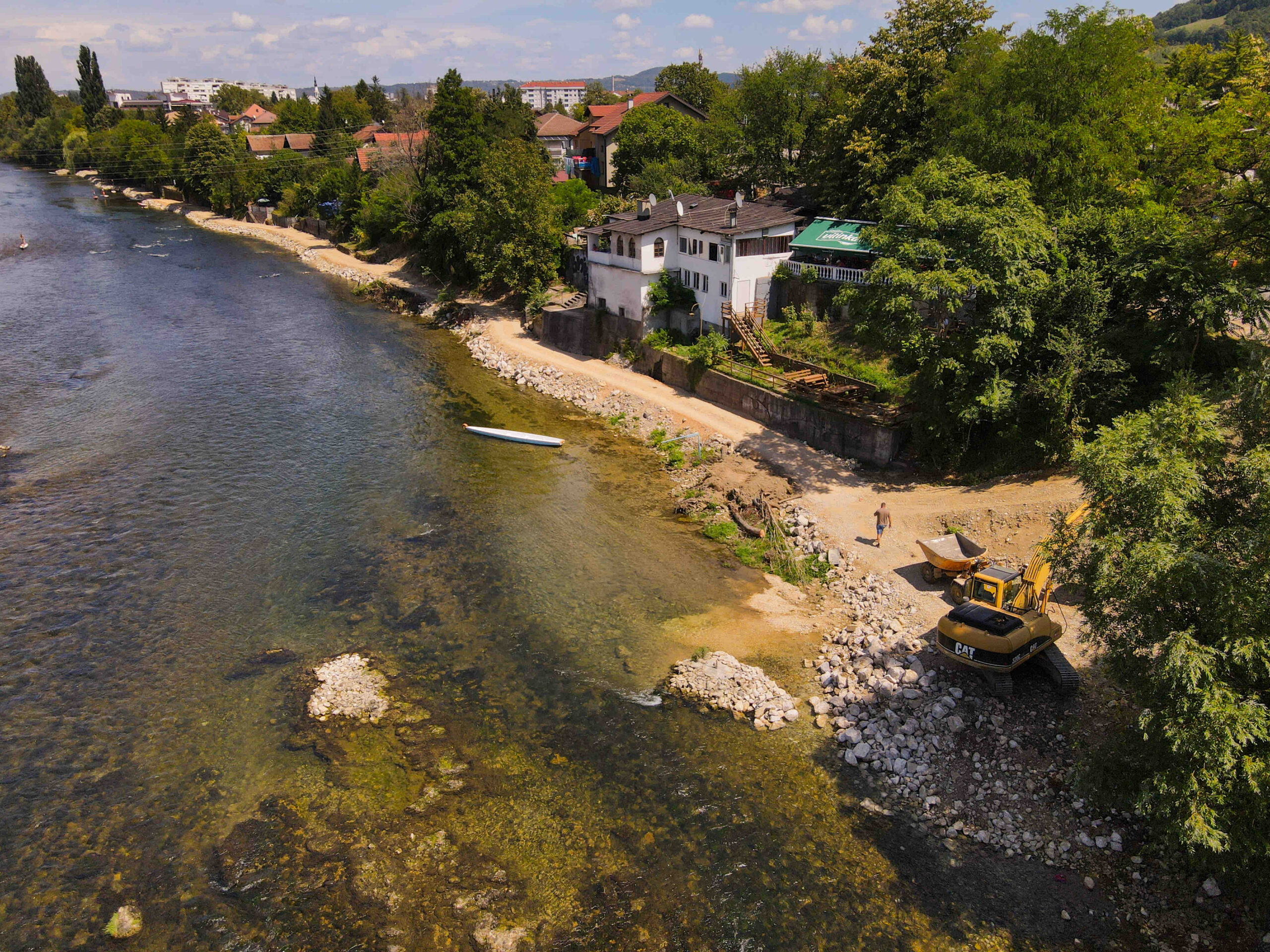 Šetalište od Zelenog mosta do „Alibabe“ uskoro na raspolaganju sugrađanima i posjetiocima