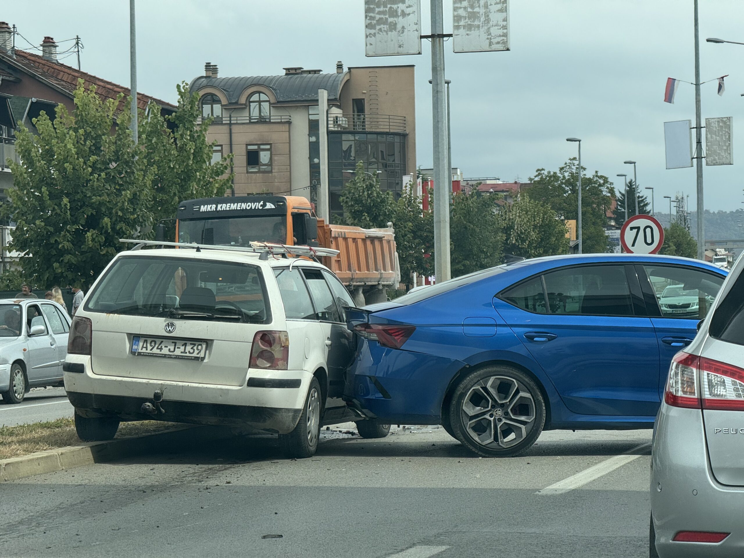 Sudar na Zapadnom tranzitu KOLAPS U SAOBRAĆAJU