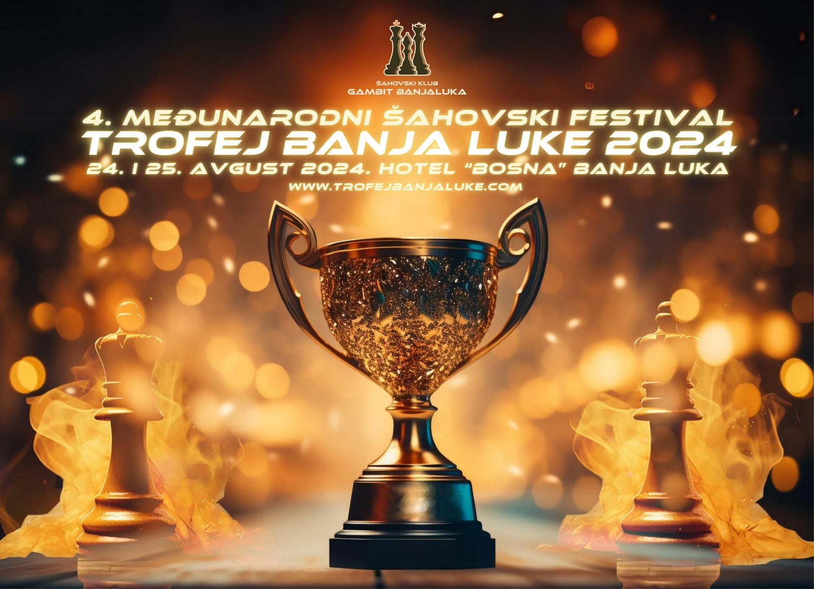 Završen 4. Međunarodni šahovski festival “Trofej Banjaluke 2024”