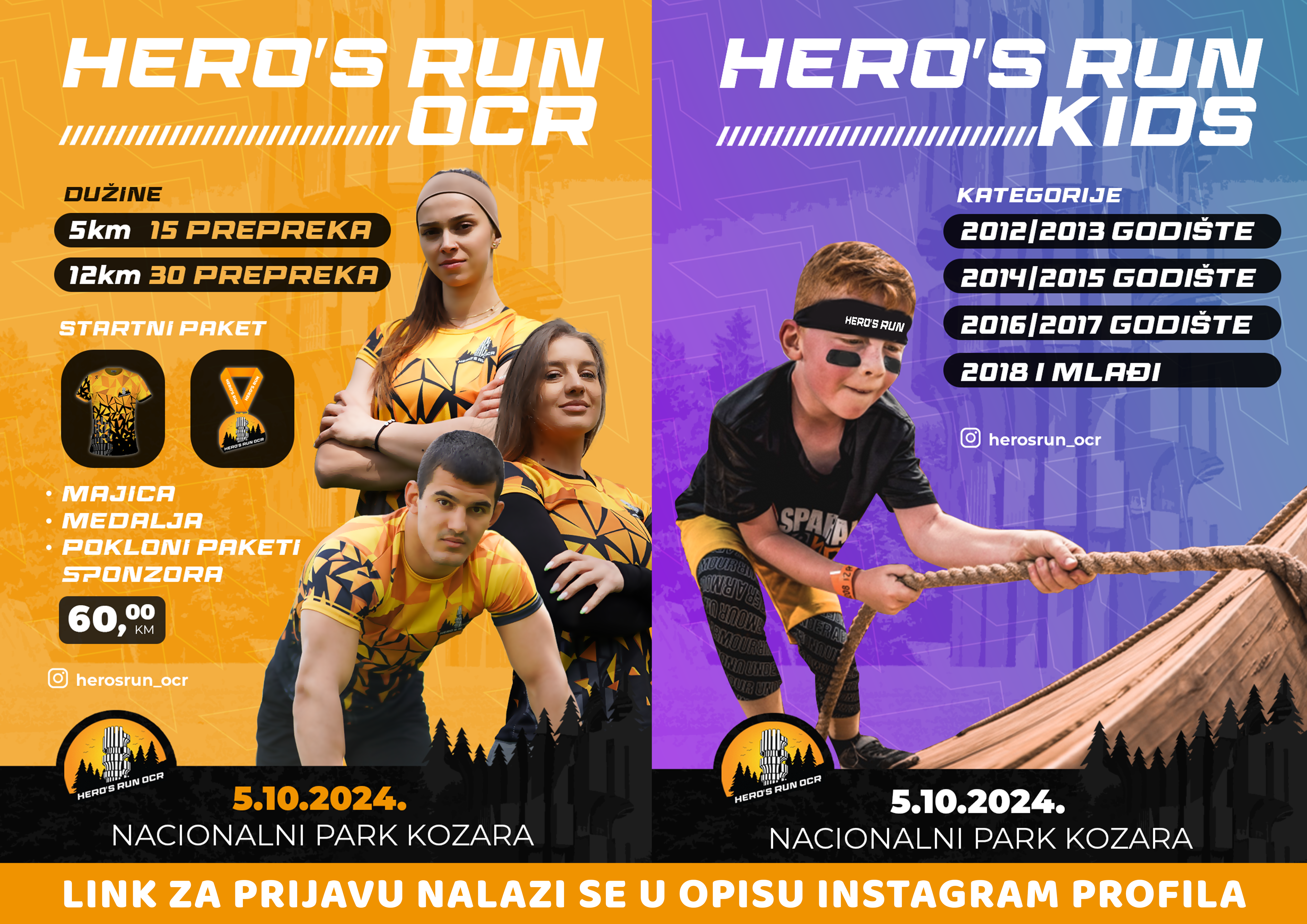 Hero`s Run OCR- trka sa preprekama u srcu Kozare