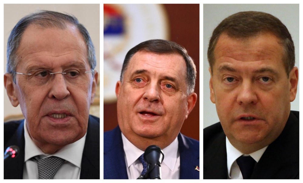 Medvedev i Lavrov pisali predsjedniku Srpske: ”Vi lično se nalazite na prvoj liniji”