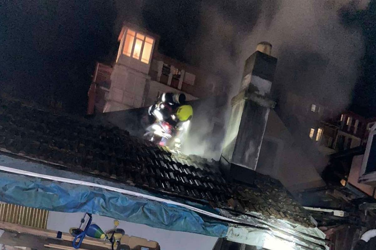 Gorjeli dimnjak i kotlovnica u Banjaluci (FOTO)