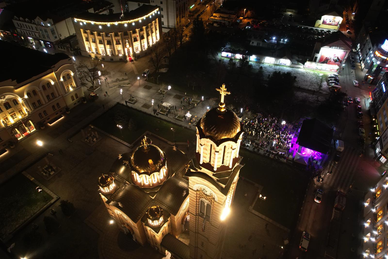 Veliki broj građana veselo ušlo u novu pravoslavnu godinu