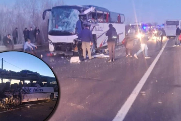 U sudaru dva autobusa poginuli vozač i putnica