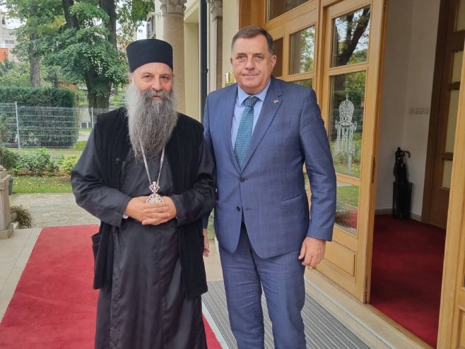 Predsjednik Srpske danas sa patrijarhom Porfirijem