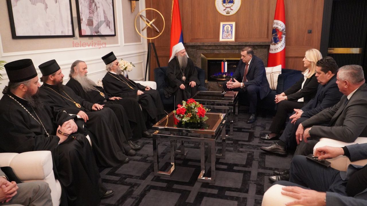 PATRIJARH PORFIRIJE nakon presude Dodiku stigao u BANJALUKU