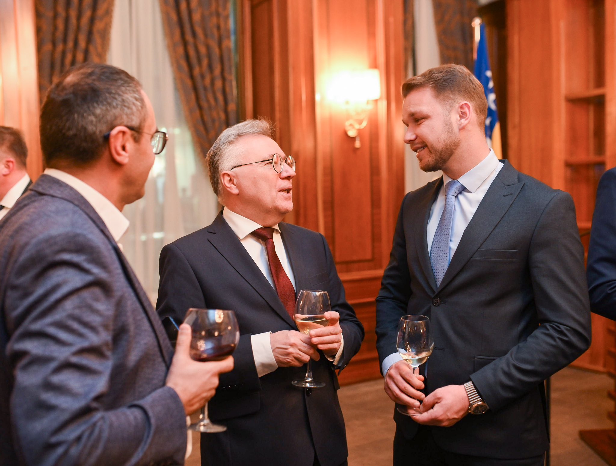Stanivuković sa Kalabuhovim na prijemu povodom Dana branilaca otadžbine