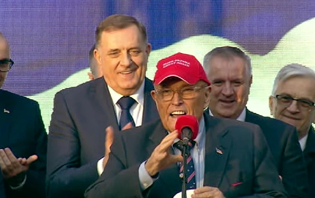 Đulijani ispred NSRS: Vraćam se u SAD sa idejom da učinimo Srpsku ponovo velikom