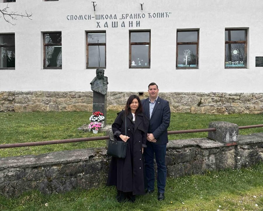 Delegacija Gradske uprave Prijedor na obilježavanju godišnjice smrti Branka Ćopića