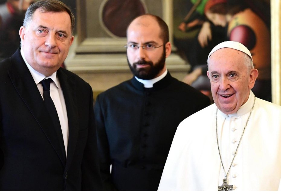 Dodik o smrti papa Franje: Svijet je izgubio velikog mirotvorca
