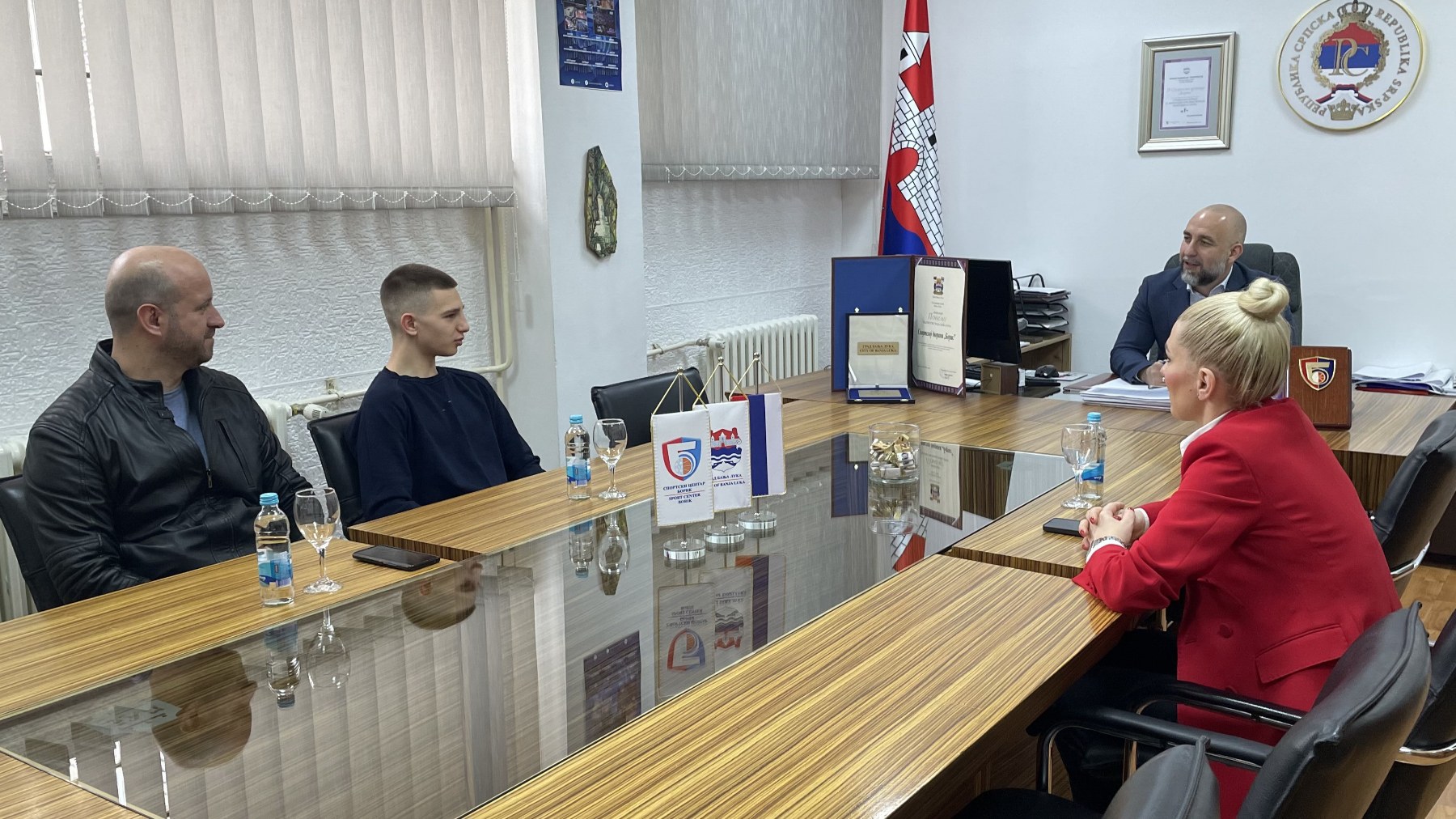 Mladi Ju Jitsu šampion iz Banje Luke na prijemu u SD Borik