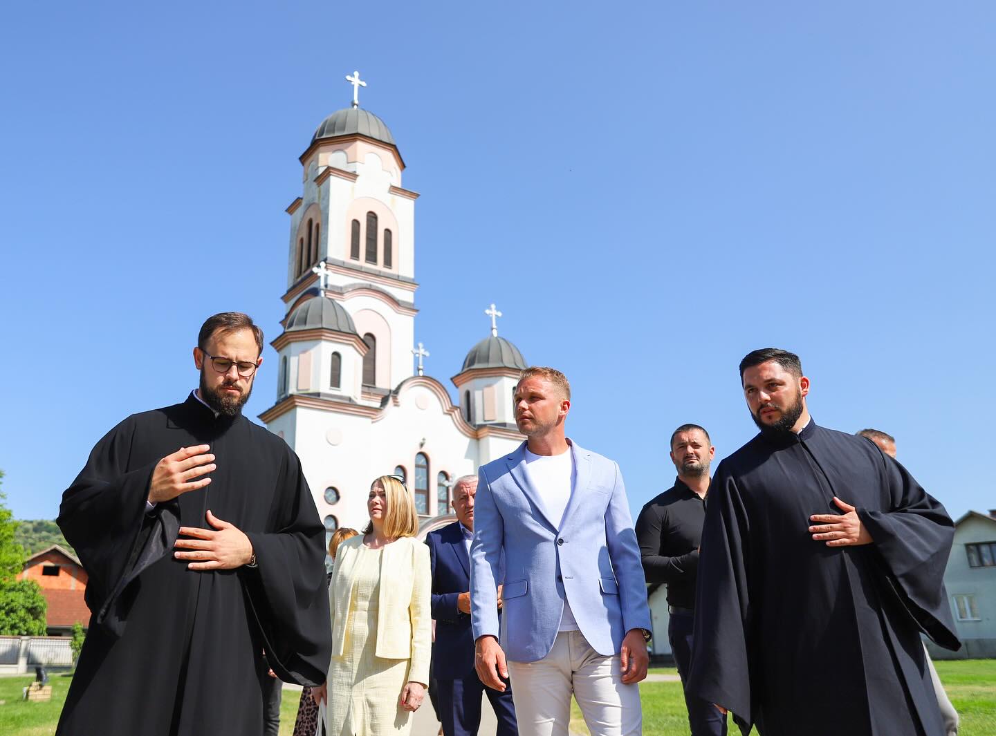 Stanivuković u Kostajnici: Podrška Hramu Svete Trojice