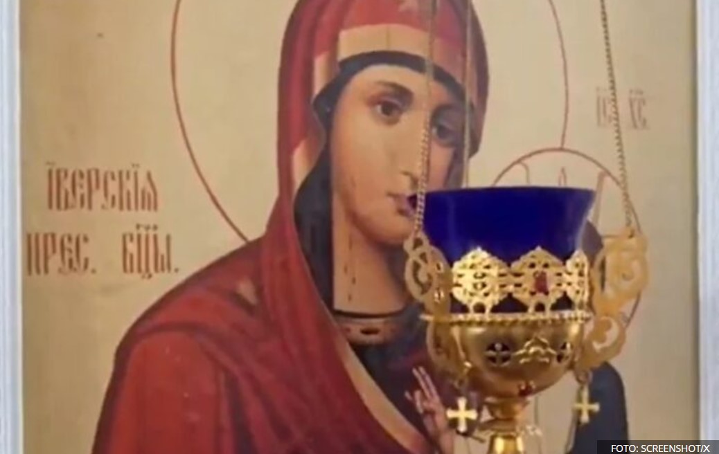 Čudo u oskrnavljenoj crkvi: Ikona počela da mirotoči