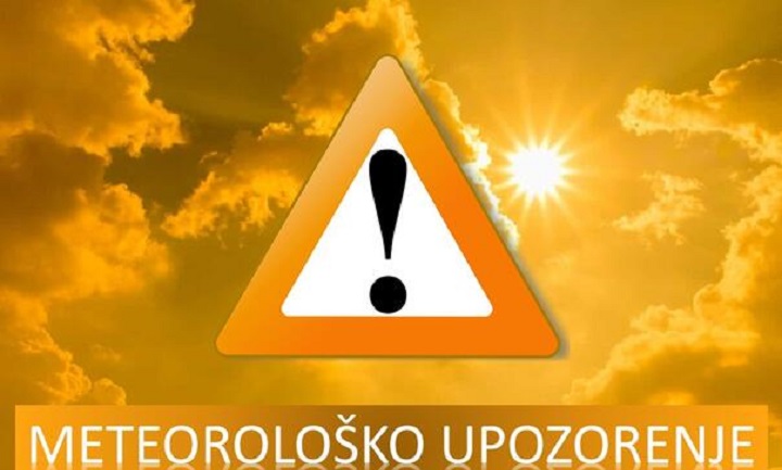 Narandžasto upozorenje za srijedu i četvrtak