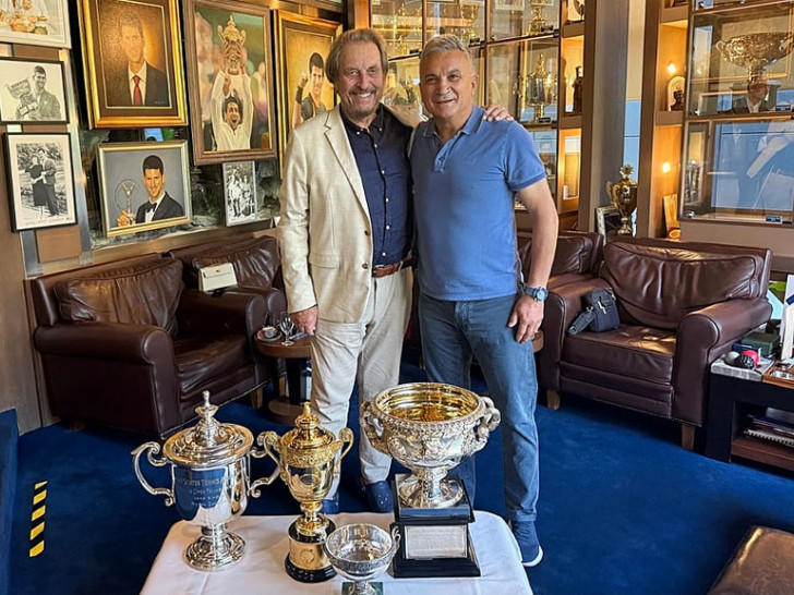 Mask u gostima kod Đokovića!