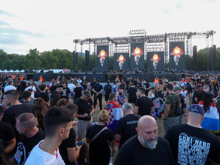 Ustaško orgijanje u Sinju, šest osoba uhapšeno prije Tompsonovog koncerta